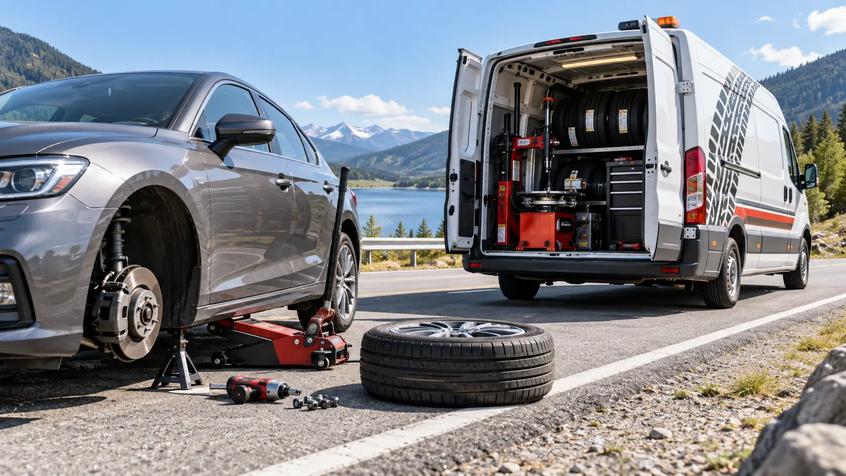 2C Oto Lastik Mobil Lastik Hizmeti